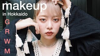 【VLOGメイク記録0727】函館の自然に触れながらメイク♡makeup tutorial