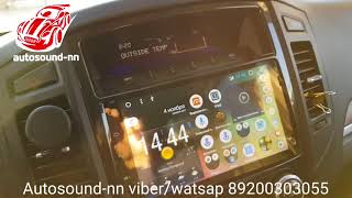 Штатная Магнитола 9" Mitsubishi Pajero 4 Rockford