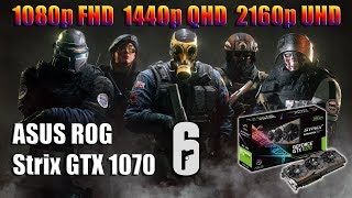 Rainbow Six Siege FPS Test ON: Ultra / GTX 1070 [1080p VS 1440p VS 2160p]