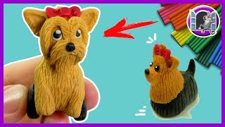 ЙОРКШИРСКИЙ ТЕРЬЕР - Лепим из пластилина | Видео Лепка