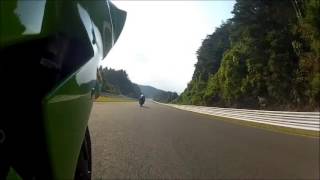 PROーTEC走行会　NSR250ｃｃ　sugo　転倒編 赤旗