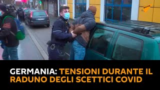 Germania: tensioni durante il raduno degli scettici Covid