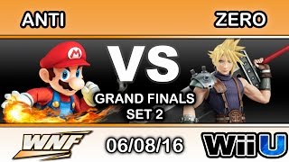 WNF 2.5 - Anti (Mario) Vs. TSM | ZeRo (Cloud) Grand Finals Set 2 - Smash Wii U