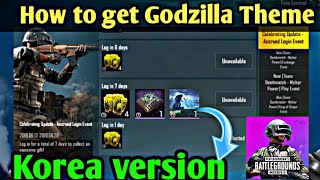 Update 0.13.0 PUBG KOREA VERSION Crate opening New VPN trick [HOW TO GET GODZILLA THEME]7days login