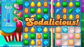 Candy Crush Soda Saga Level 1586 (buffed, 3 Stars)
