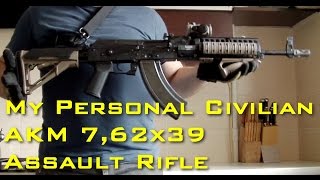АКМ 7.62x39. Мой вариант модернизации. Гражданская версия автомата Калашникова