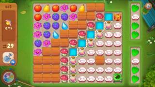 Gardenscapes Level 665 Walkthrough "No Boosters Used"