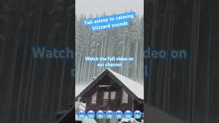 Fall asleep to relaxing #blizzard #snowstorm sounds tonight ????