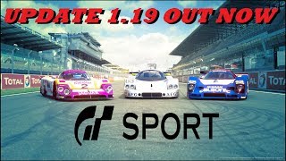GT Sport update 1.19 Le Mans Test Driven Plus Patch Info