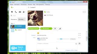 Как переслать файл в Skype