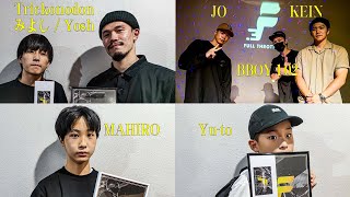 WINNER Trickonodon MAHIRO Yu-to JUDGE JO KEIN interview FULL THROTTLE ROUND3 BREAK DANCE BATTLE