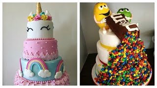 DIY decoração de bolos incríveis compilados