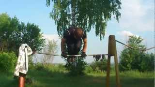 Обороты на турнике и фэйл))