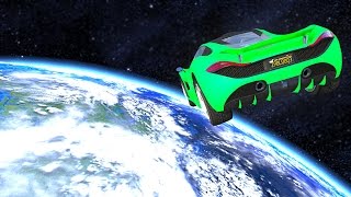 SPACE TO EARTH IN GTA! (GTA 5 Funny Moments)