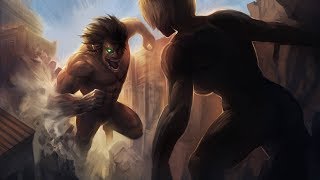 attack on titan eren vs female titan in the end female cover