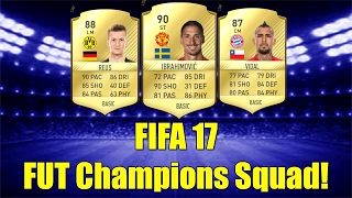AWESOME 600K FUT Champions Squad Builder ft. IBRAHIMOVIC, Reus and Vidal! - FIFA 17 Ultimate Team