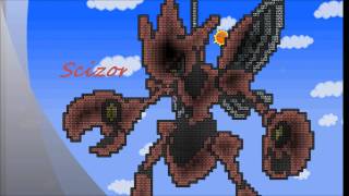 Terraria Pixel Art - Duck Hunt and Pokemon