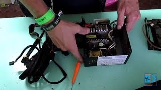 Inside Thermaltake TR2-500 500W PSU  - Disassembly for maintenance/ dust clean