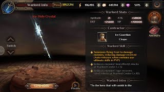 Warlord Ice Holy Crystal Weapon!! Final Fantasy Awakening Guide