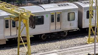Frota L (L28) TUE {ALSTOM/IESA} Fazendo ajustes de CBTC no Pátio Belém