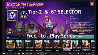 Budget F2P Series - Collecting T2 and 6* Selector + other Rewards - Marvel Future Fight