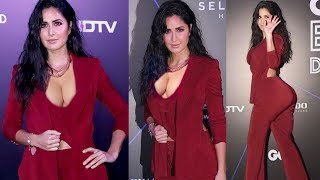 Gorgeous Katrina Kaif Looking H0T In Her Red Outfit at GQ 100 Best Dressed 2019