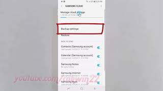 SmartPhone : How to Backup Messages to Samsung Cloud in Samsung Galaxy S8 or S8+