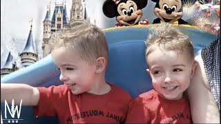 TWINS' First Time at DISNEY WORLD! | Taking Preschoolers to Disney World |  Nat+Wes Vlogs