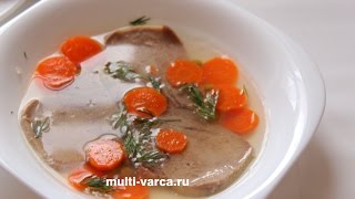Заливное из говяжьего языка