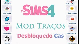 PACK TRAÇOS  Download ||  NOVOS TRAÇOS DESBLOQUEADOS NO CAS The Sims 4 | Download