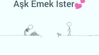 Aşk emek ister