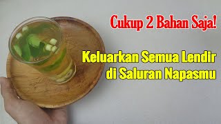 TAK USAH PAKAI OBAT GURAH, KELUARKAN SEMUA LENDIR DI SALURAN NAPASMU SEJAK TEGUKAN PERTAMA