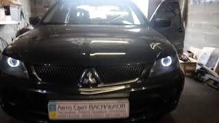 21 Mitsubishi Lancer 9 Часть 2 , устранение запотевания фары