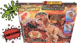 Dinosaur Mighty Megasaur T-Rex with Lights & Sounds Toy Unboxing & Toy Review