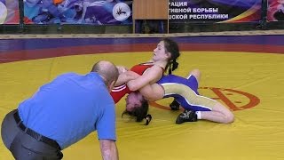 Вольная борьба. Финал. Женщины. Чемпионат ПФО и турнир памяти Чапаева В.И. 9.04.2016. Чебоксары.