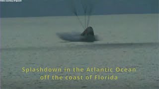 SpaceX Inspiration4 splashdown