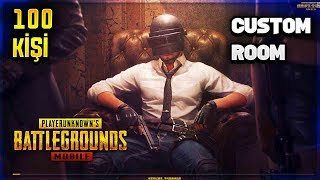 100 Kişilik  Oda | PUBG Mobil Canlı Yayın