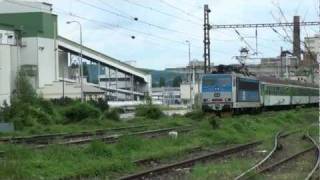 2011-07-24 [ČD] 363 055 + Passenger cars, Os 7810 & 363 054 + Passenger cars, R 825