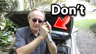 Never Do This When Working on Your Car
