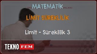YGS-LYS MATEMATİK - Limit - Süreklilik 3