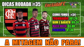 CARTOLA FC DICAS RODADA #35 / ÚLTIMAS DICAS PARA VOCÊ MITAR E SAIR DA MÉDIA
