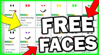 ROBLOX FREE FACES| HOW TO GET FREE FACE ON ROBLOX! (2019)