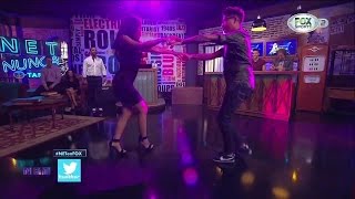 Jimena Sánchez y Mau Nieto en 'Bailando por un Sueldo'