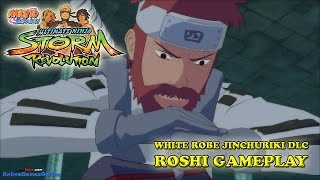 Roshi White Robe (Jinchuriki DLC) Gameplay - Naruto Shippuden Ultimate Ninja Storm Revolution