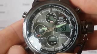 Обзор стильных ужских часов AMST Mountain 3003