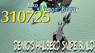 Toram Online - Denio's Lv135 Halberd Snipe [BUILD]