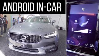 Google and Volvo built an Android-powered car