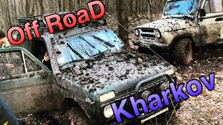Off road в поле на сток ниве