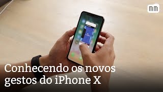 Conhecendo os novos gestos do iPhone X