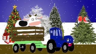 По полям едет Синий трактор - Песенки для детей - мультик про машинки